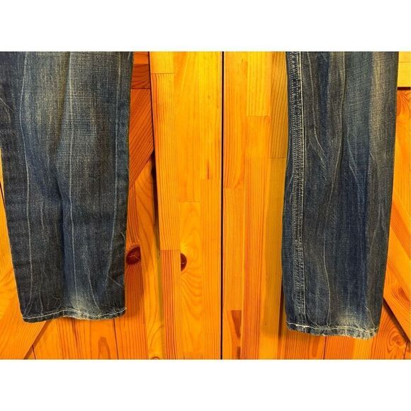 Diesel Thavar 27x32  008QL slim skinny Jean distressed medium wash (4860) - Picture 5 of 9